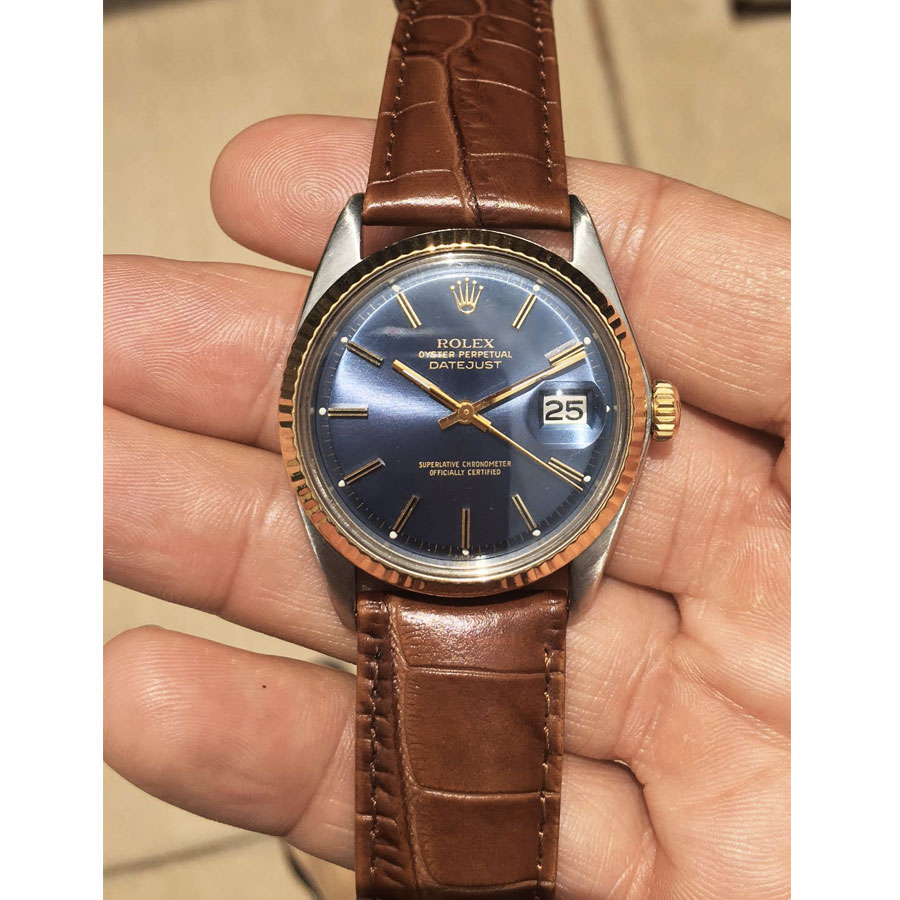 rolex datejust 1601 two tone