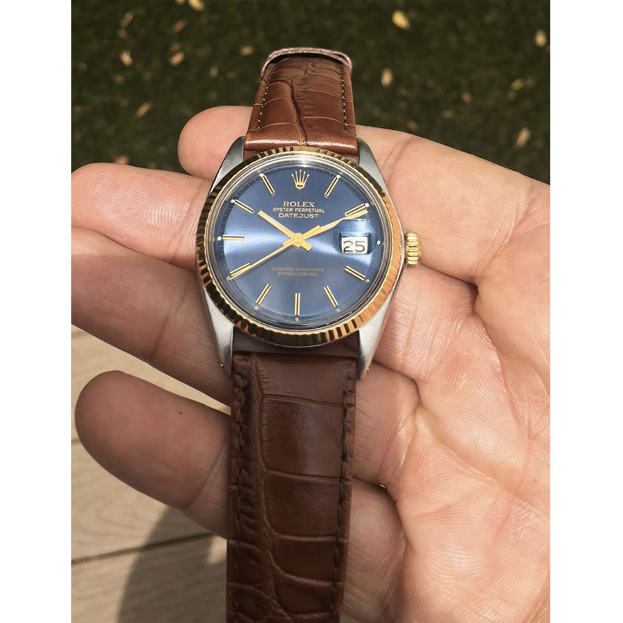 rolex datejust 1601 two tone