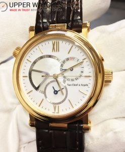 Van Cleef & Arpels “Monsieur Arpels” 18K YG Dual Time Generational Calendar