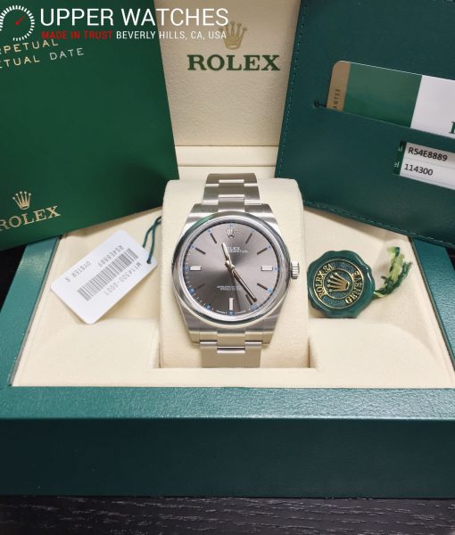 Rolex 114300 Rodhium Dial