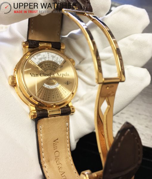 Van Cleef & Arpels “Monsieur Arpels” 18K YG Dual Time Generational Calendar