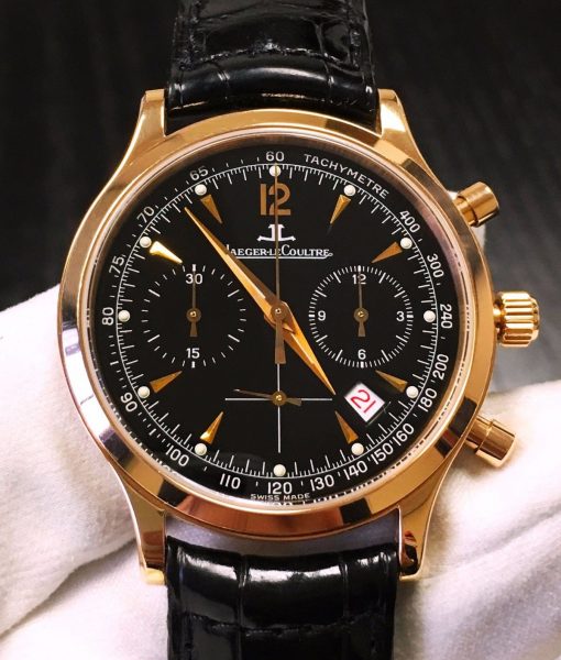 Jaeger LeCoultre Master Chronograph 18k Rose Gold