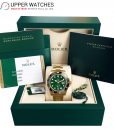 Rolex 116718 LN GMT Master II with Green Dial 18K Yellow Gold