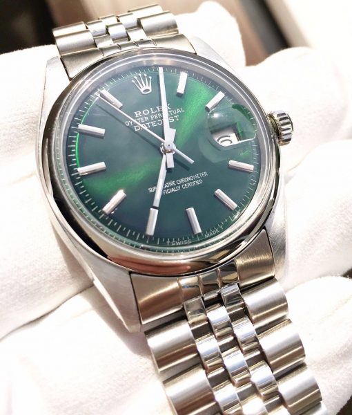 Rolex 1601 DateJust Custom Green Dial