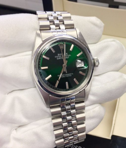 Rolex 1601 DateJust Custom Green Dial