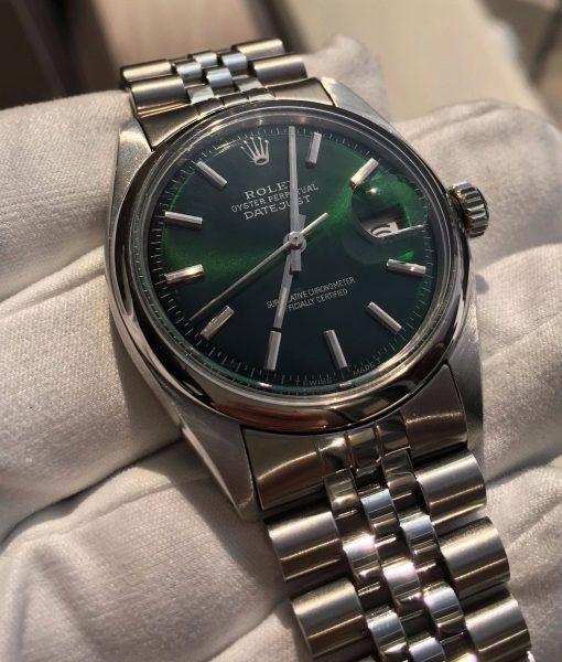 Rolex 1601 DateJust Custom Green Dial