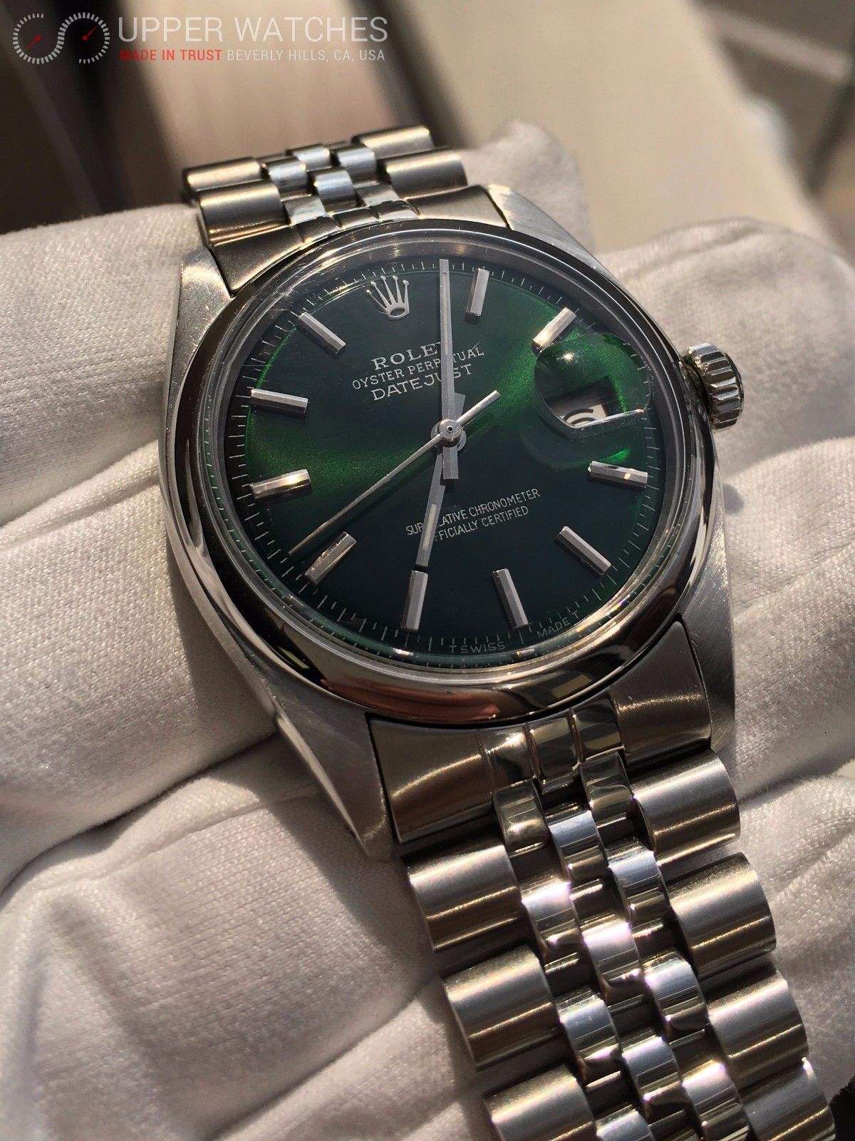 vintage green rolex