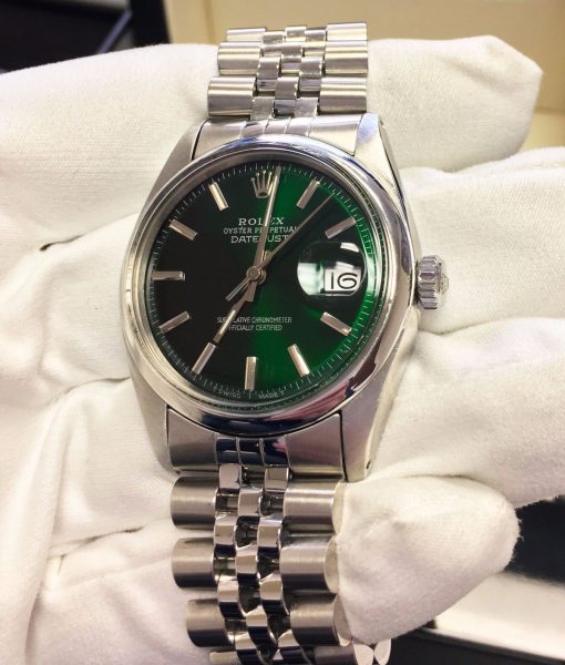 Rolex 1601 DateJust Custom Green Dial