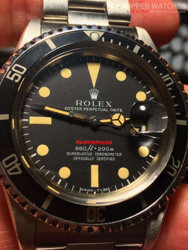 rolex submariner red letter