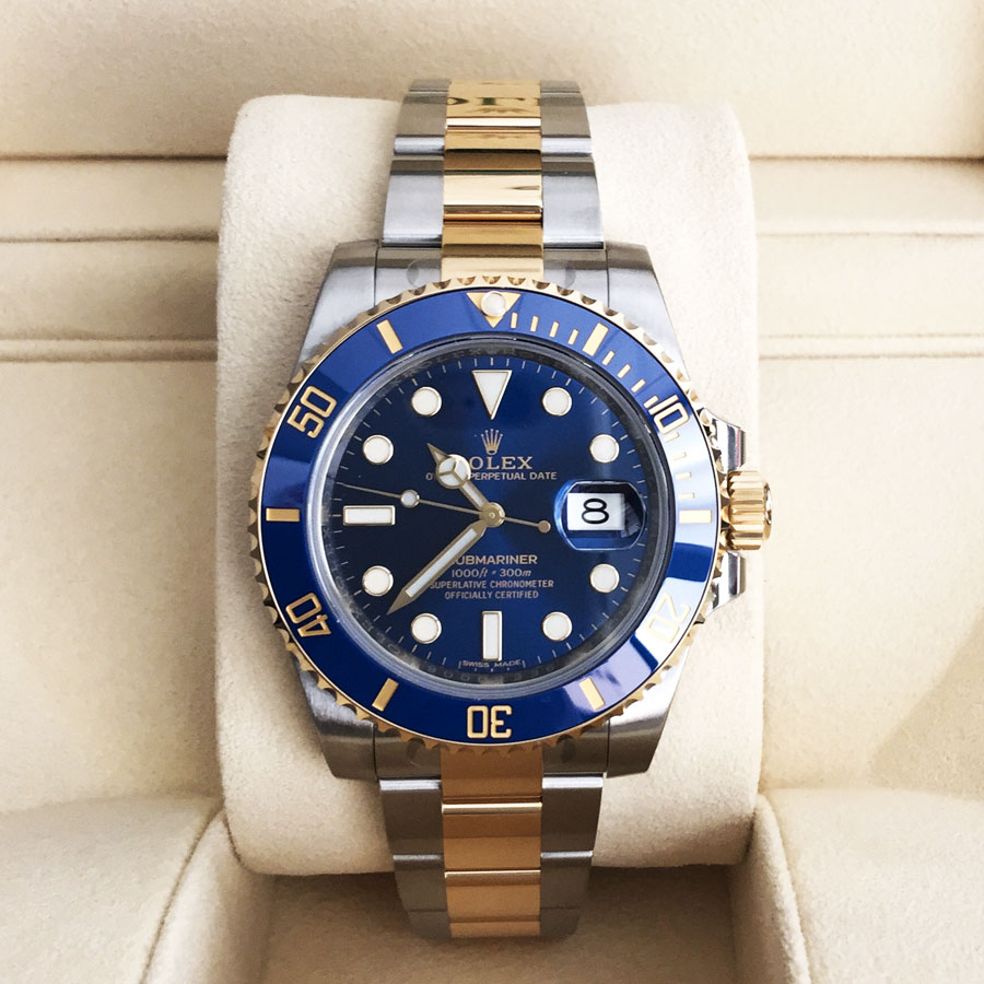 submariner two tone blue dial