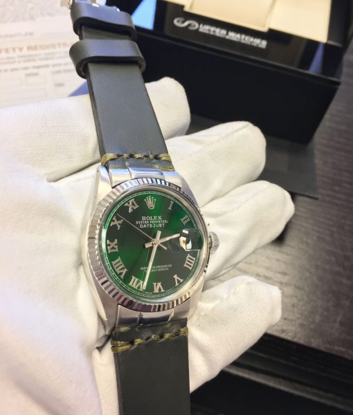 Rolex 1601 Green Hulk Roman Dial