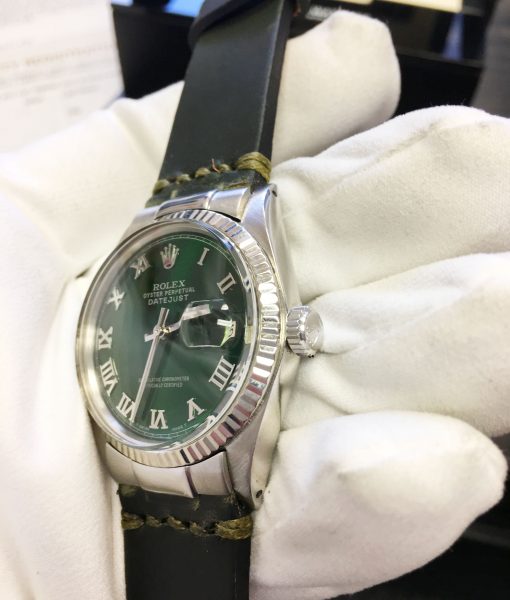 Rolex 1601 Green Hulk Roman Dial