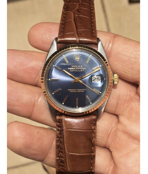 Rolex 1601 Two-Tone Blue Dial