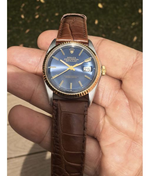 Rolex 1601 Two-Tone Blue Dial