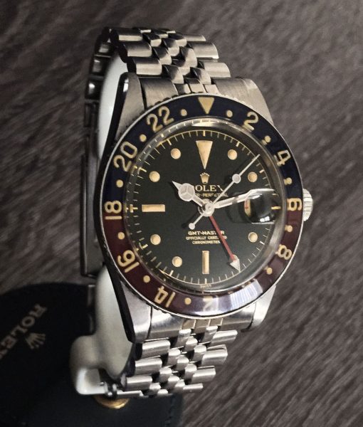 Original Rolex Vintage GMT Master 6542 No Crown Guard