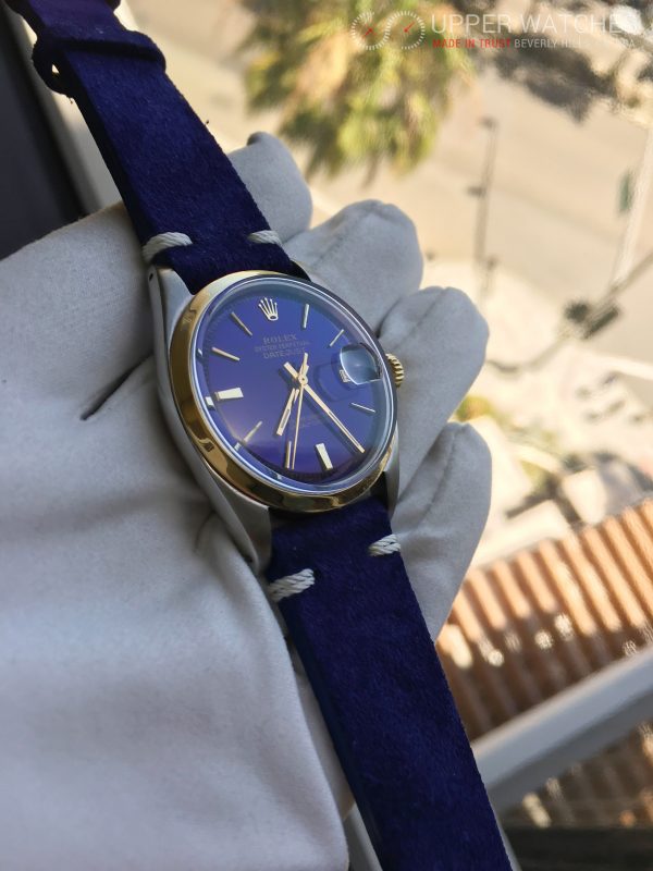 vintage rolex blue dial