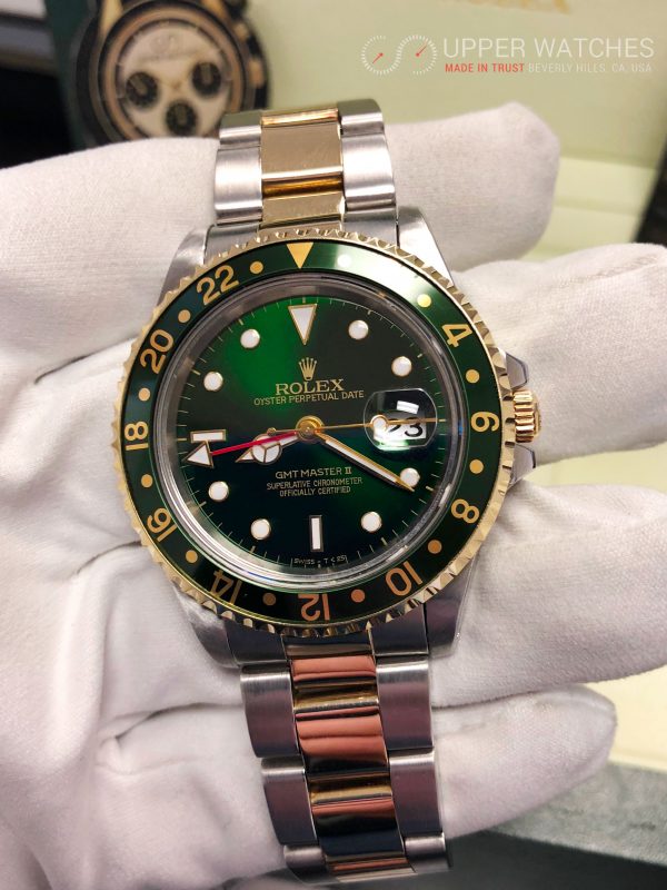 rolex submariner green and gold