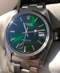 Rolex 6694 precision oyster perpetual green dial Hulk electric dial