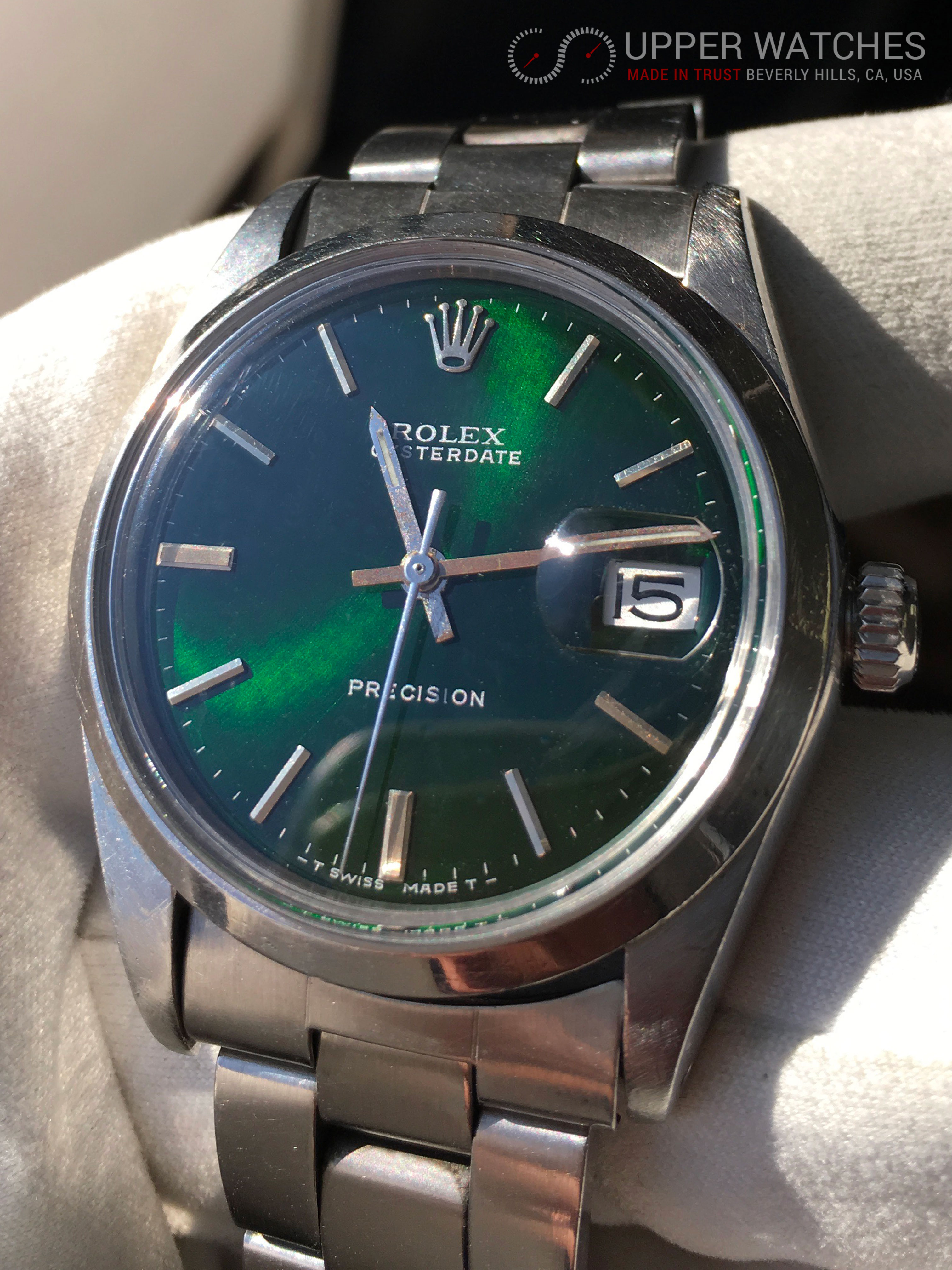 vintage rolex green face