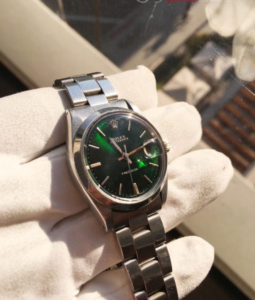 Rolex 6694 precision oyster perpetual green dial Hulk electric dial