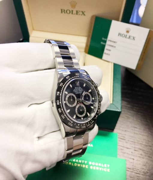 ROLEX DAYTONA 116500LN CERAMIC BLACK DIAL STAINLESS STEEL