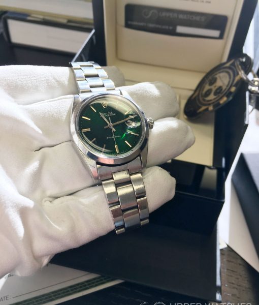 Rolex 6694 precision oyster perpetual green dial Hulk electric dial