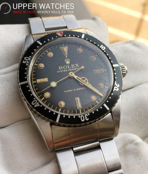 Rolex 6202 Turn O Graph Gilt dial