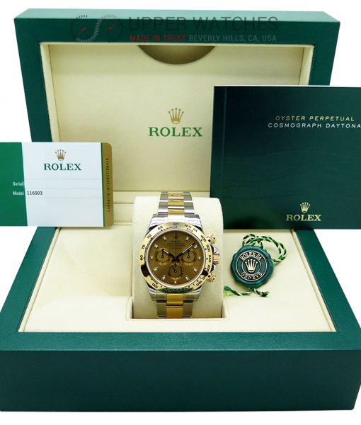 Rolex Daytona 116503 Stainless Steel and Yellow Gold - Full Set untuched with Plastic