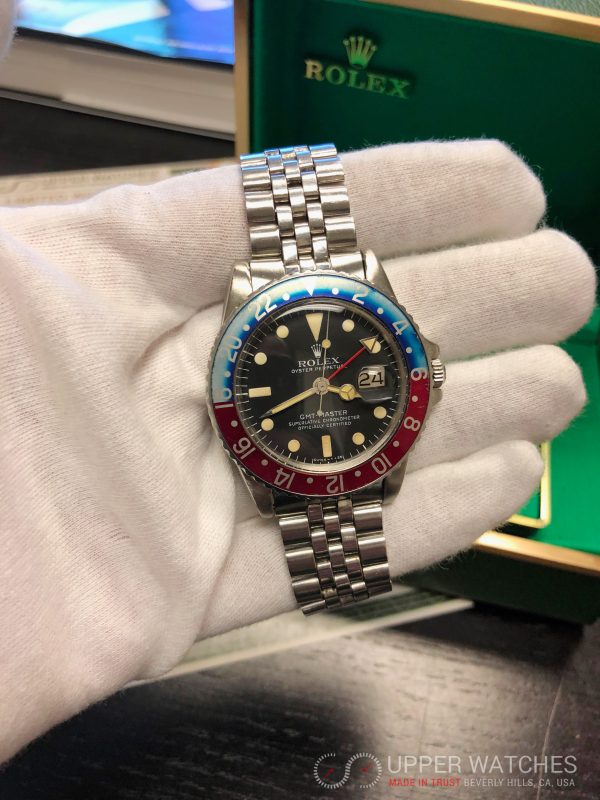 rolex gmt pepsi faded