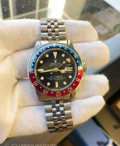 ROLEX 1675 GMT MASTER VINTAGE CIRCA 1967 with Box GORGEOUS Faded Pepsi Bezel