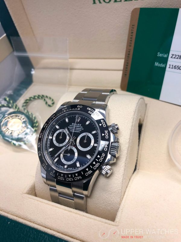 rolex daytona 11650 black