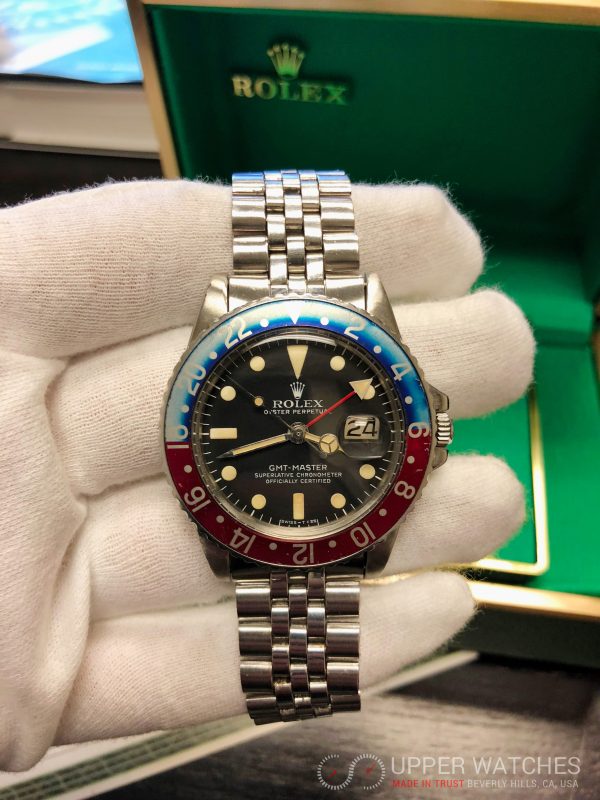 rolex gmt pepsi faded