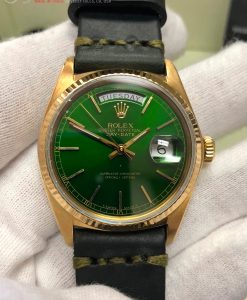 ROLEX DAY-DATE PRESIDENT SOLID GOLD 18K 18038 2 YEARS WARRANTY BOX MEN