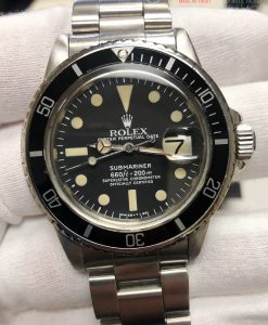 Rolex 1680 Submariner Mark I Dial Stainless Steel Watch Circa 1976