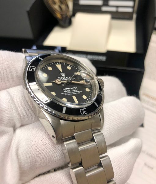 Rolex 1680 Submariner Mark I Dial Stainless Steel Watch Circa 1976