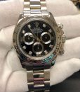 Rolex Daytona White Gold 116509 black diamond dial - Service papers