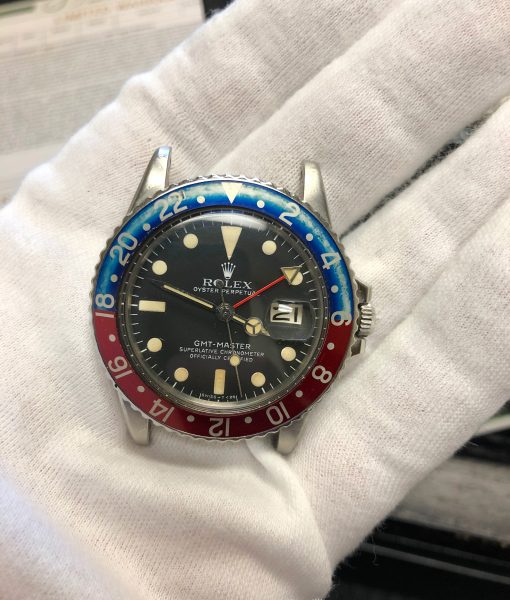 Rolex 1675 GMT MASTER PEPSI FADED INSERT OYSTER BAND Circa 1971