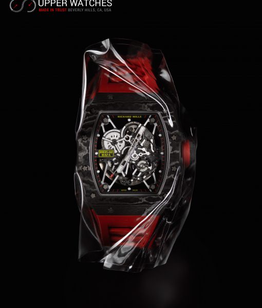 Richard Mille Carbon RAFA RM3502 Black, RED band