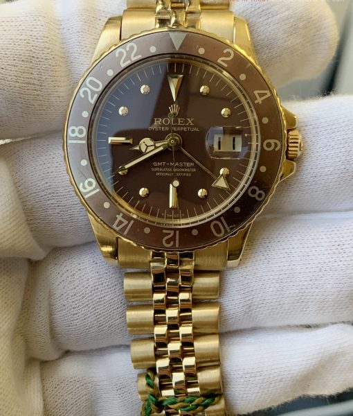 01 rolex gold 1675 full set 1972