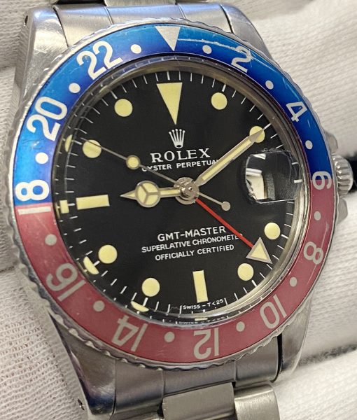 01 rolex 1675 PINK GMT MASTER