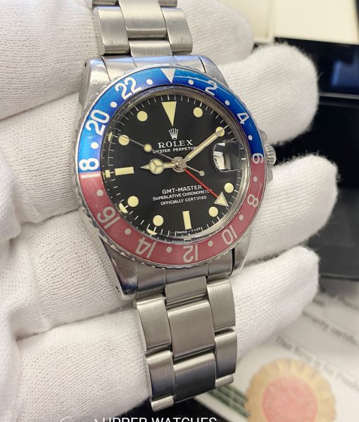 01 rolex 1675 PINK GMT MASTER