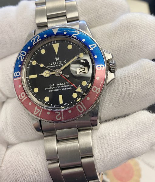 01 rolex 1675 PINK GMT MASTER