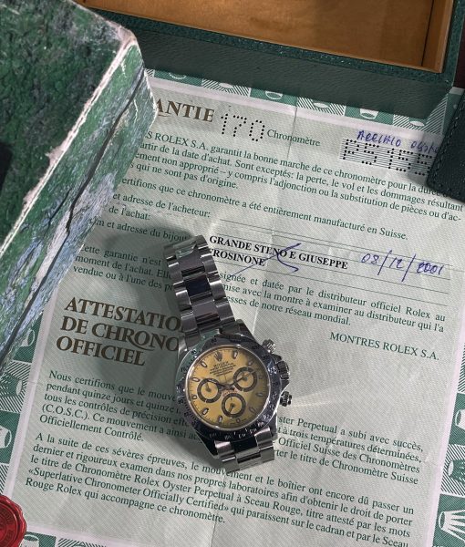 ROLEX 116520 Daytona Cosmograph Citrus Lemon Dial