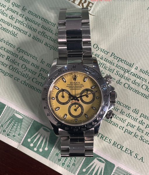 ROLEX 116520 Daytona Cosmograph Citrus Lemon Dial